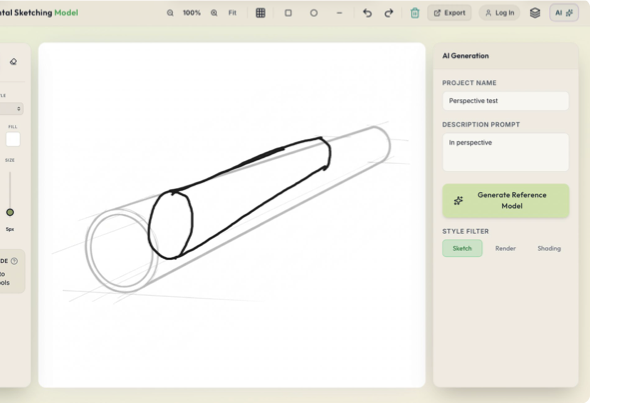 Application Sketching Mode